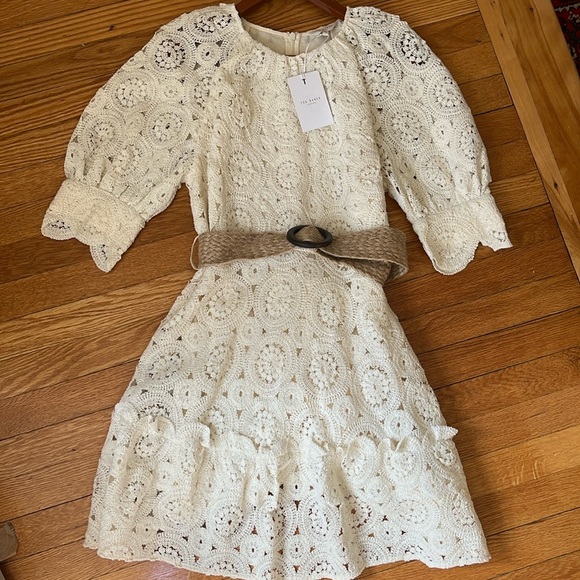 Ted Baker Lace Dress New NWT Belt - Picture 3 of 4
